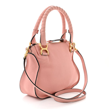 Chloe Calfskin Small Marcie Satchel Light Pink 3 of 11