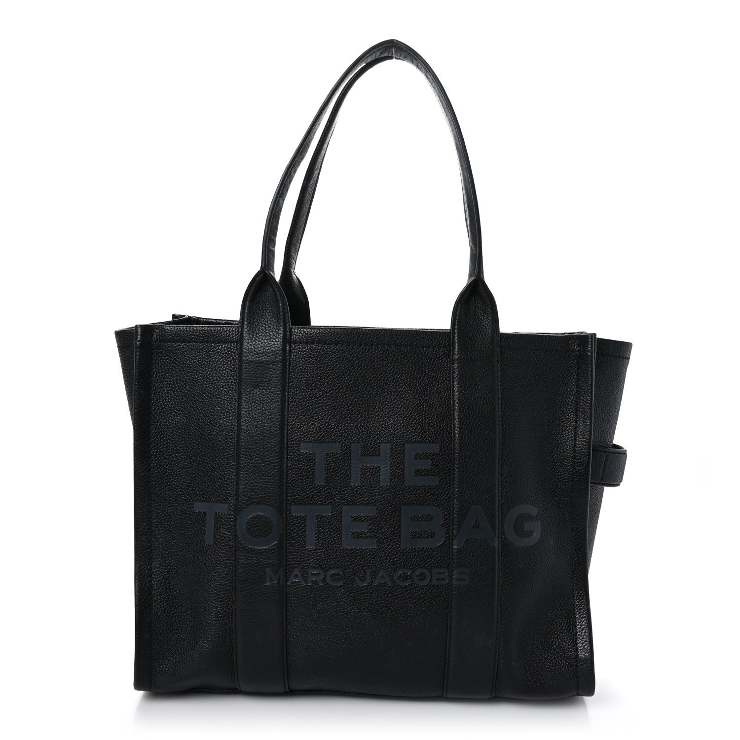 Marc Jacobs Grained Calfskin Large The Tote Bag Black 1 of 11