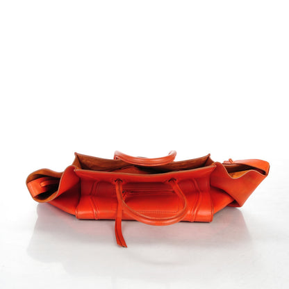 Celine Supple Calfskin Medium Phantom Luggage Orange 8 of 17