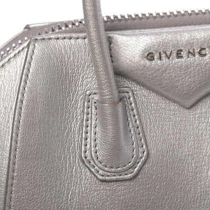 Givenchy Metallic Sugar Goatskin Mini Antigona Silver 11 of 27