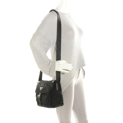 Prada Nylon Vela Messenger Black 2 of 7