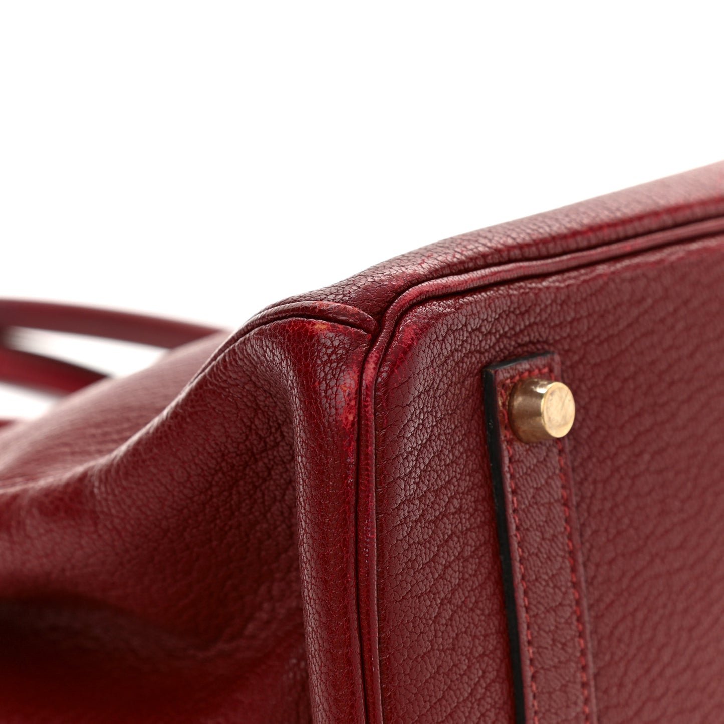 Chevre de Coromandel Birkin 35 Rouge H