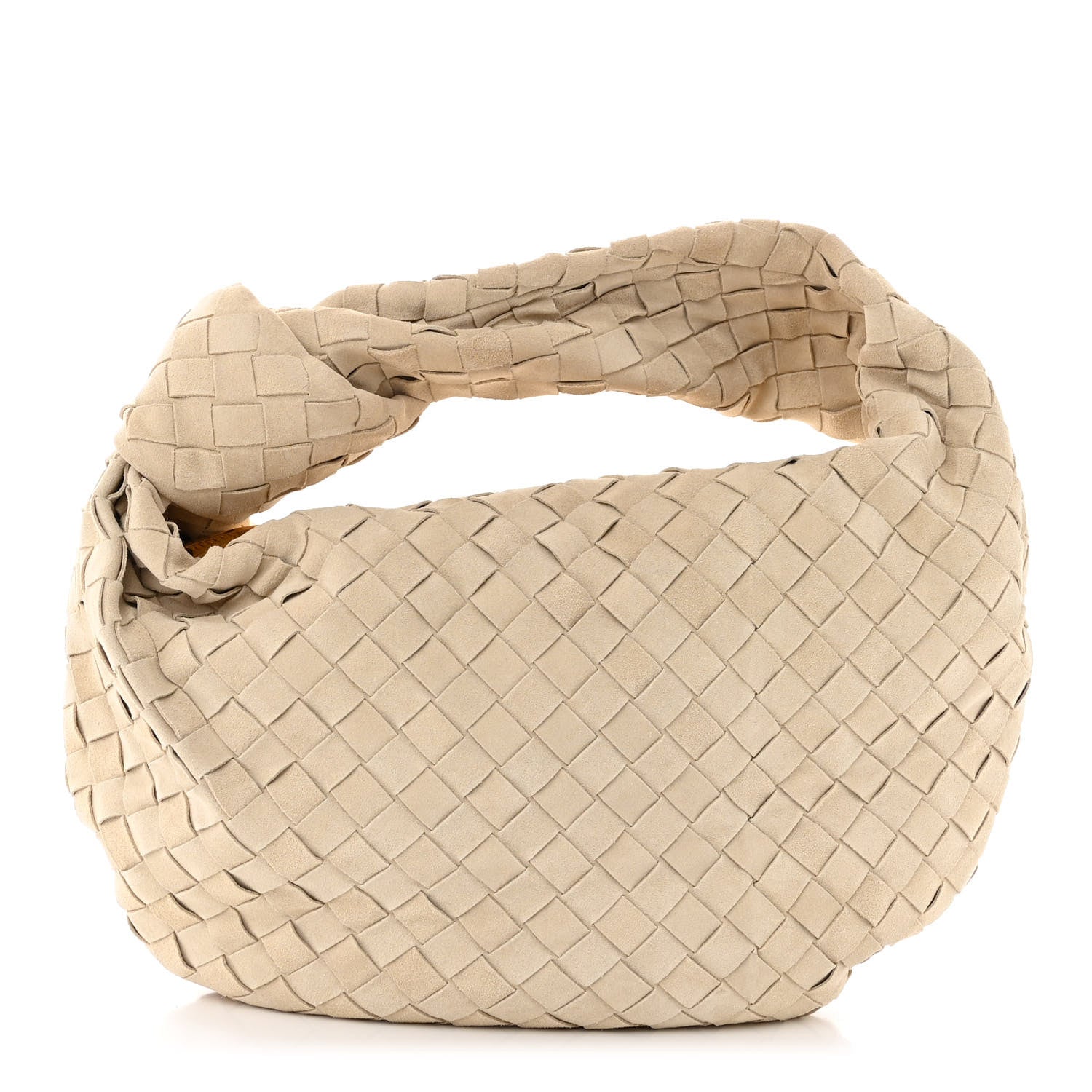 Bottega Veneta Suede Intrecciato Teen Jodie Sand 1 of 10