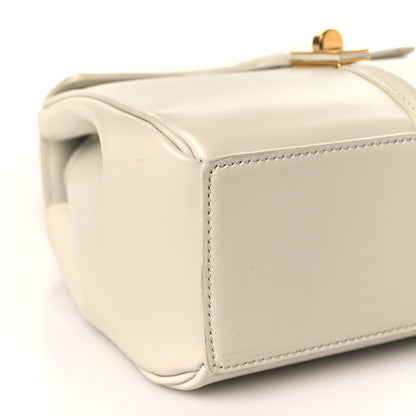 Celine Satinated Calfskin Mini 16 Top Handle Bag White 9 of 11
