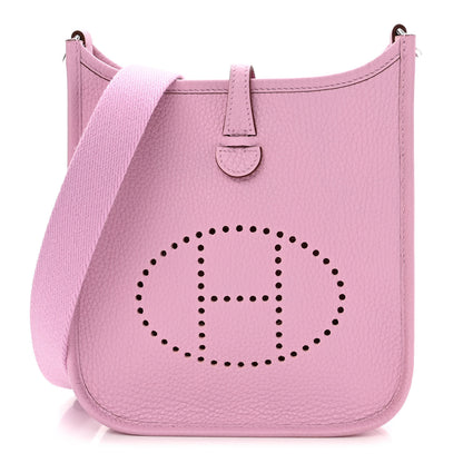 Hermes Taurillon Clemence Evelyne TPM Mauve Sylvestre 1 of 11