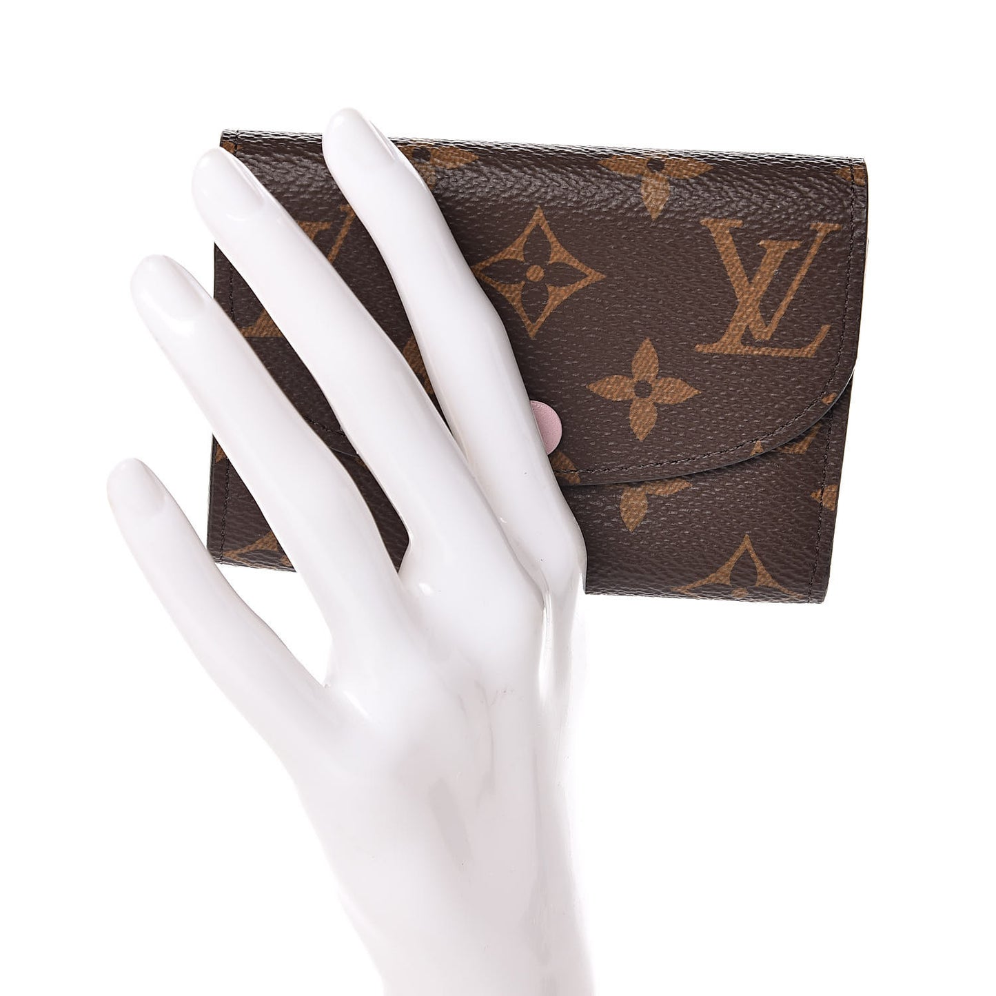Monogram Rosalie Coin Purse Rose Ballerine