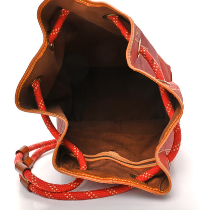 Louis Vuitton Canvas Americas Cup 1995 Saint Tropez Drawstring Bag Red 5 of 11