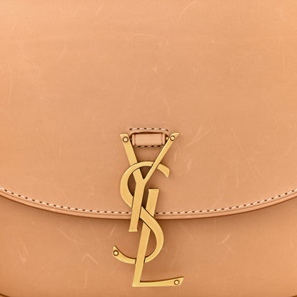 Saint Laurent Smooth Vintage Calfskin Monogram Medium Kaia Satchel Gold 8 of 13