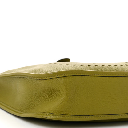 Hermes Taurillon Clemence Evelyne PM Chartreuse 9 of 10