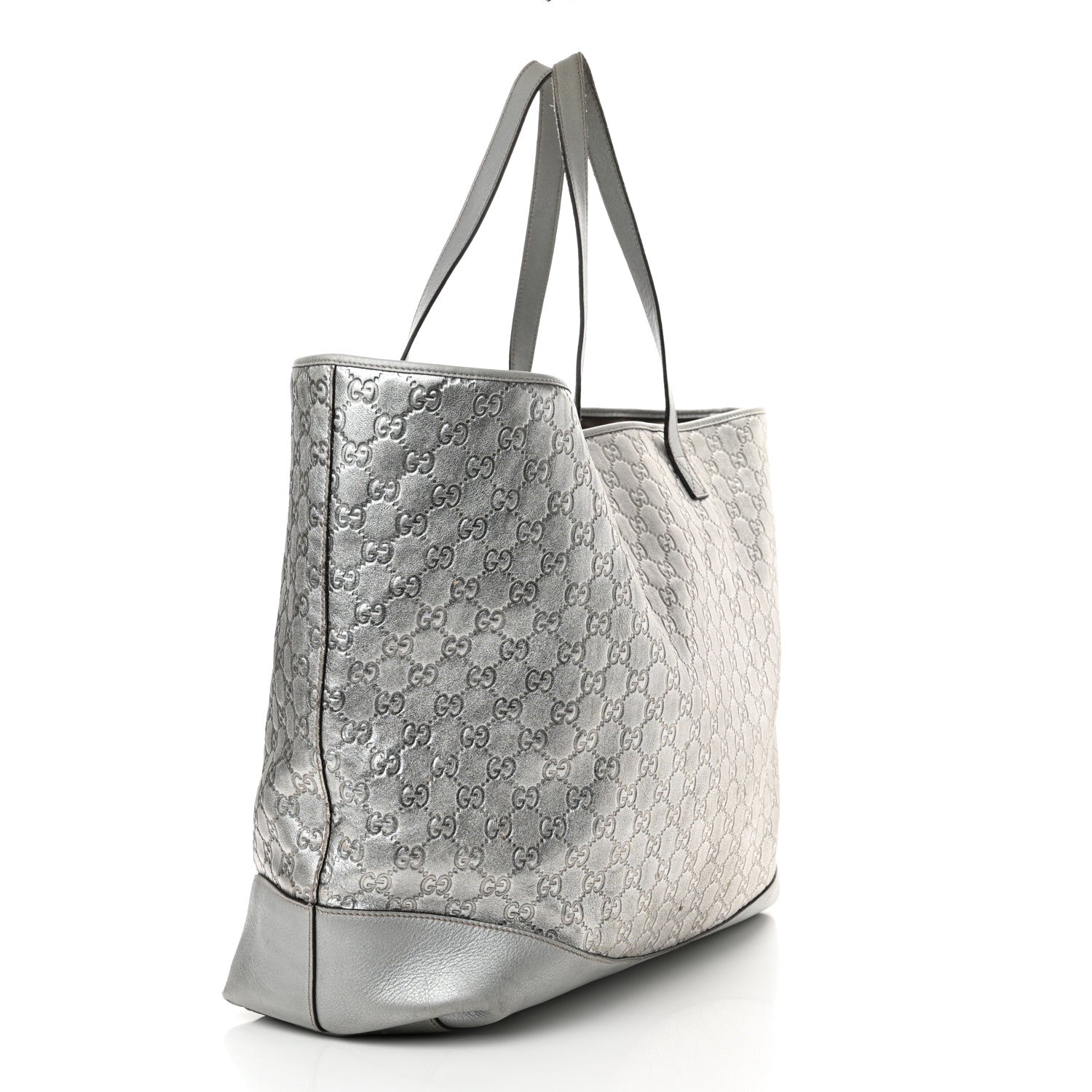 Gucci Guccissima Large Tote Silver 3 of 21