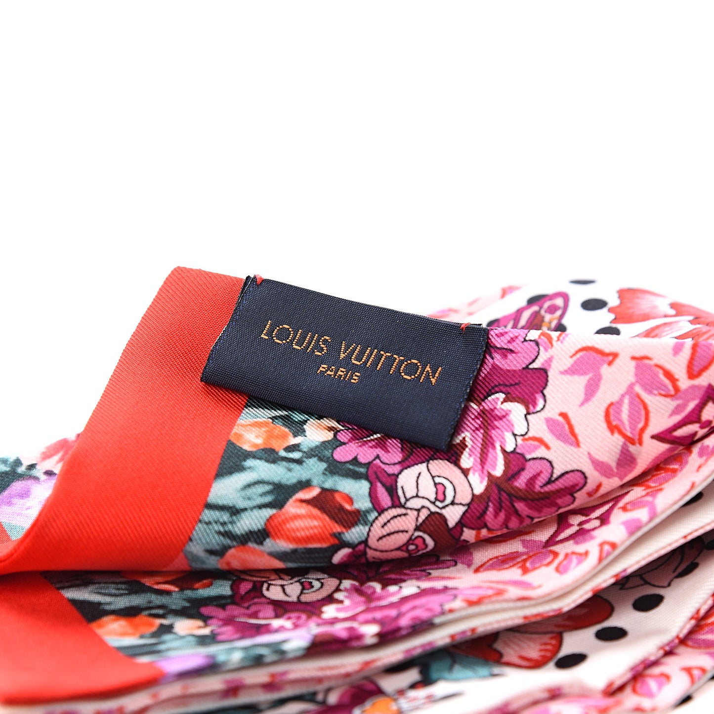 Silk Louis In The Garden Bandeau Fuchsia