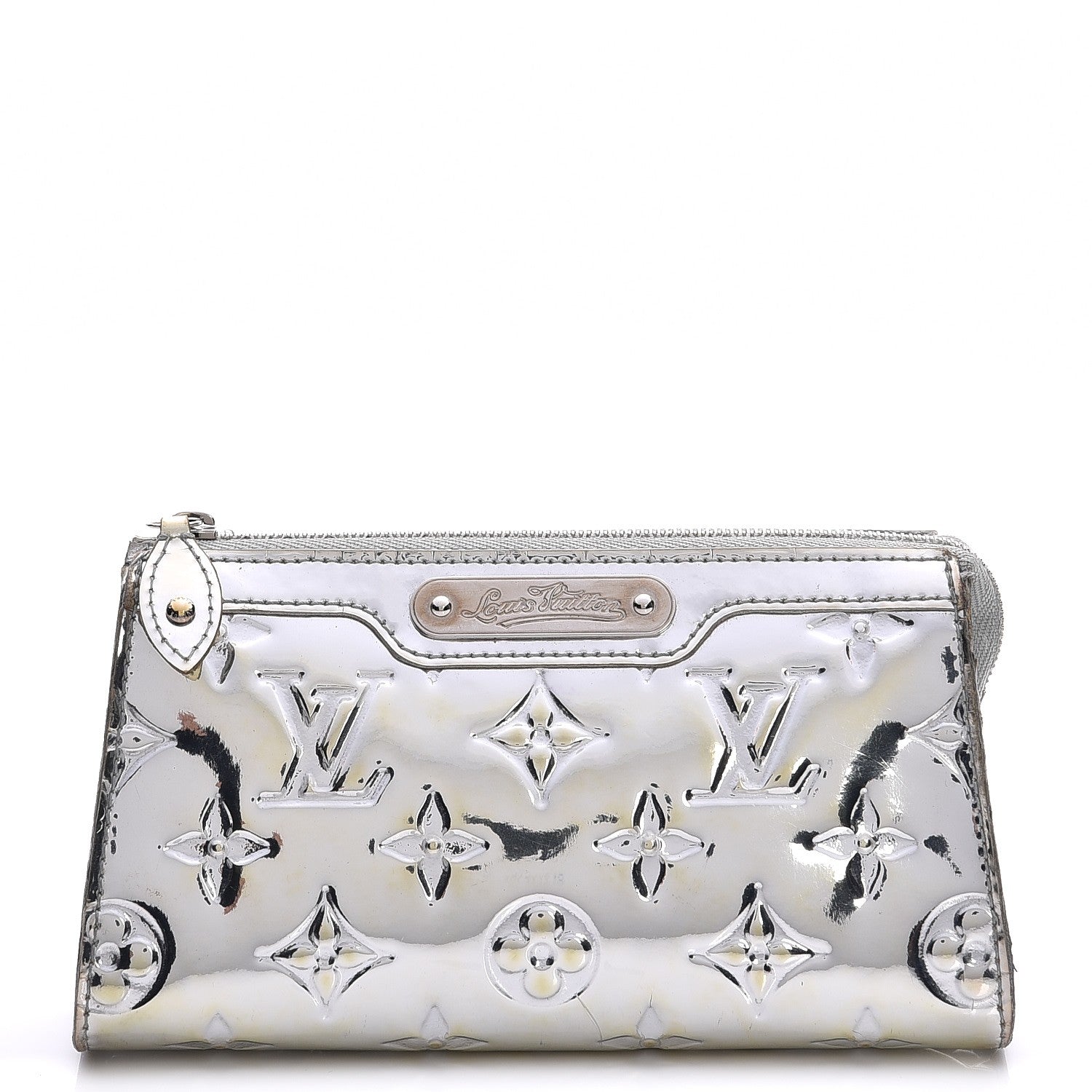 Louis Vuitton Monogram Miroir Trousse Cosmetic Bag Silver 1 of 13