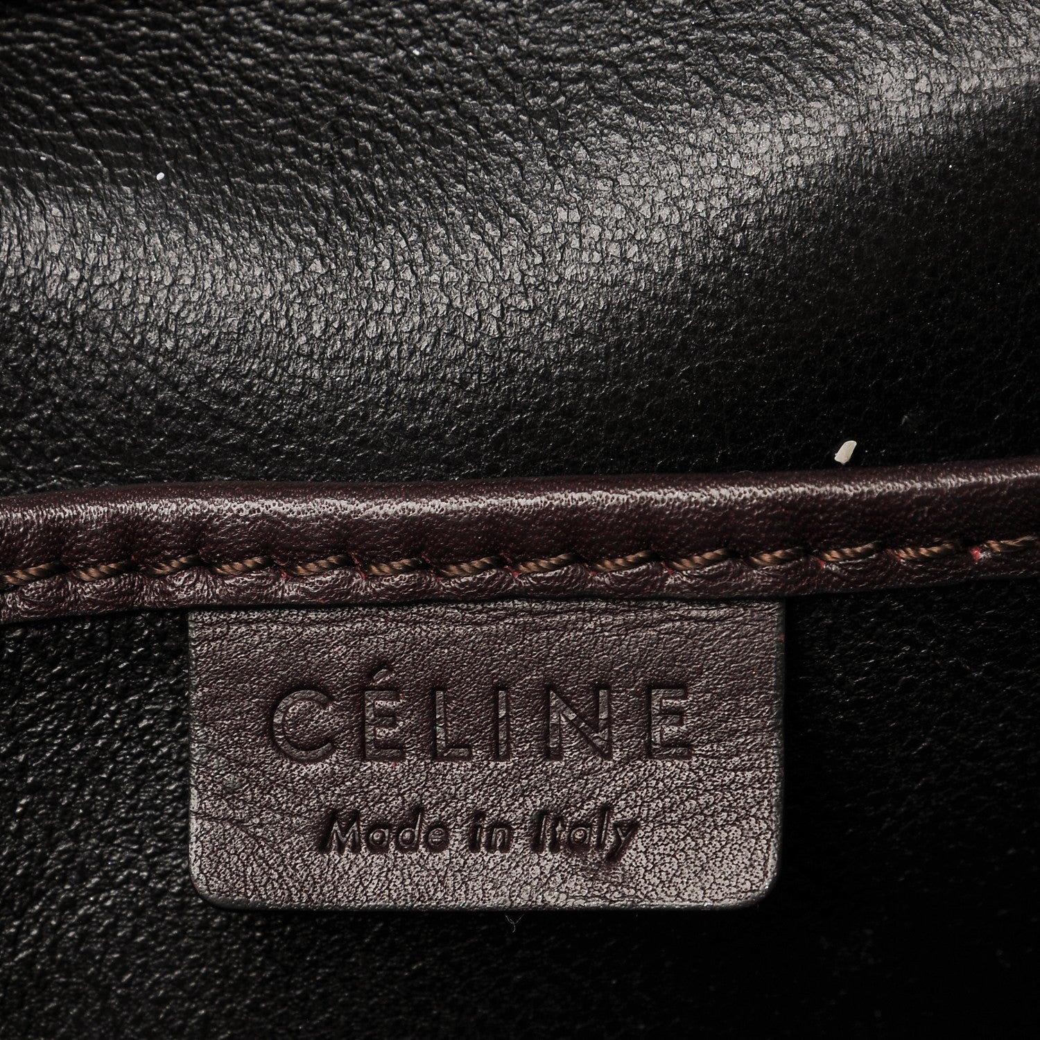 Celine Smooth Calfskin Suede Nano Tri-Color Luggage Burgundy 6 of 7