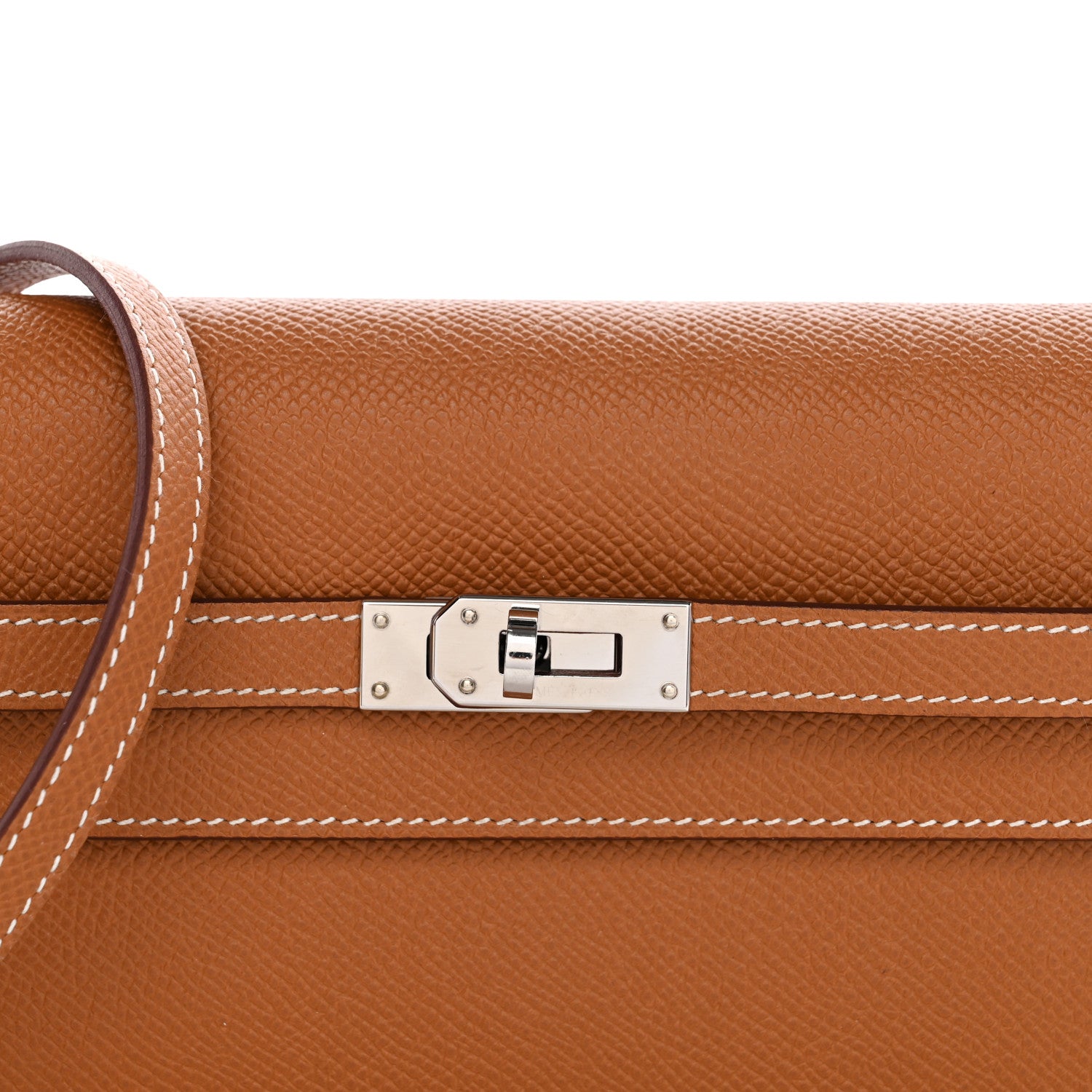 Hermes Epsom Kelly Wallet To Go Gold 8 of 10