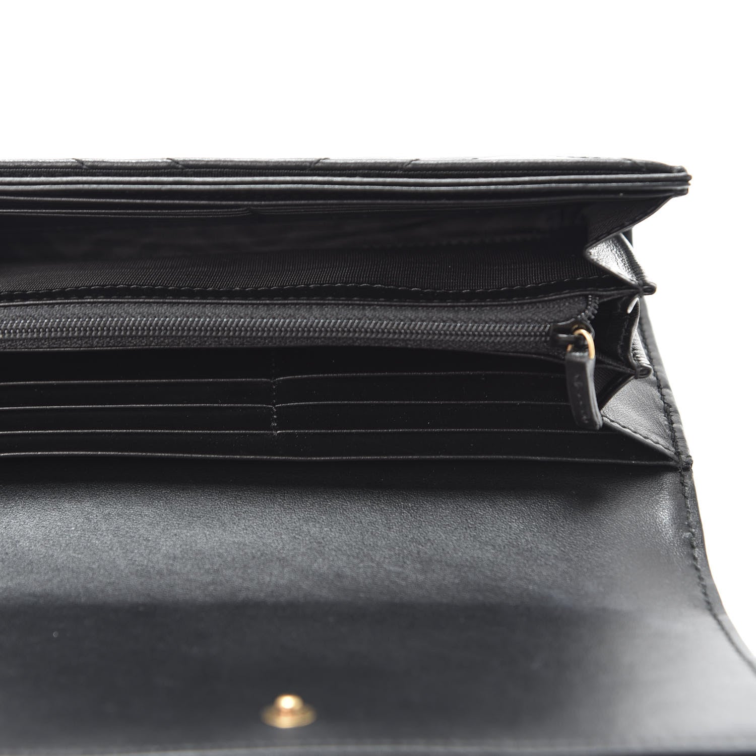 Gucci Calfskin Matelasse GG Marmont Continental Wallet Black 4 of 9