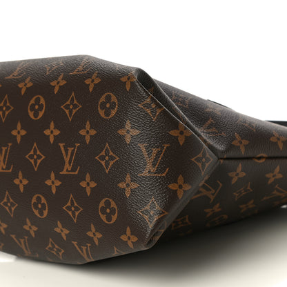 Louis Vuitton Monogram Flower Zipped Tote MM Black 9 of 9