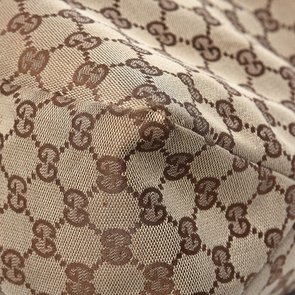 Gucci Monogram Large Horsebit Chain Hobo Dark Brown 11 of 12