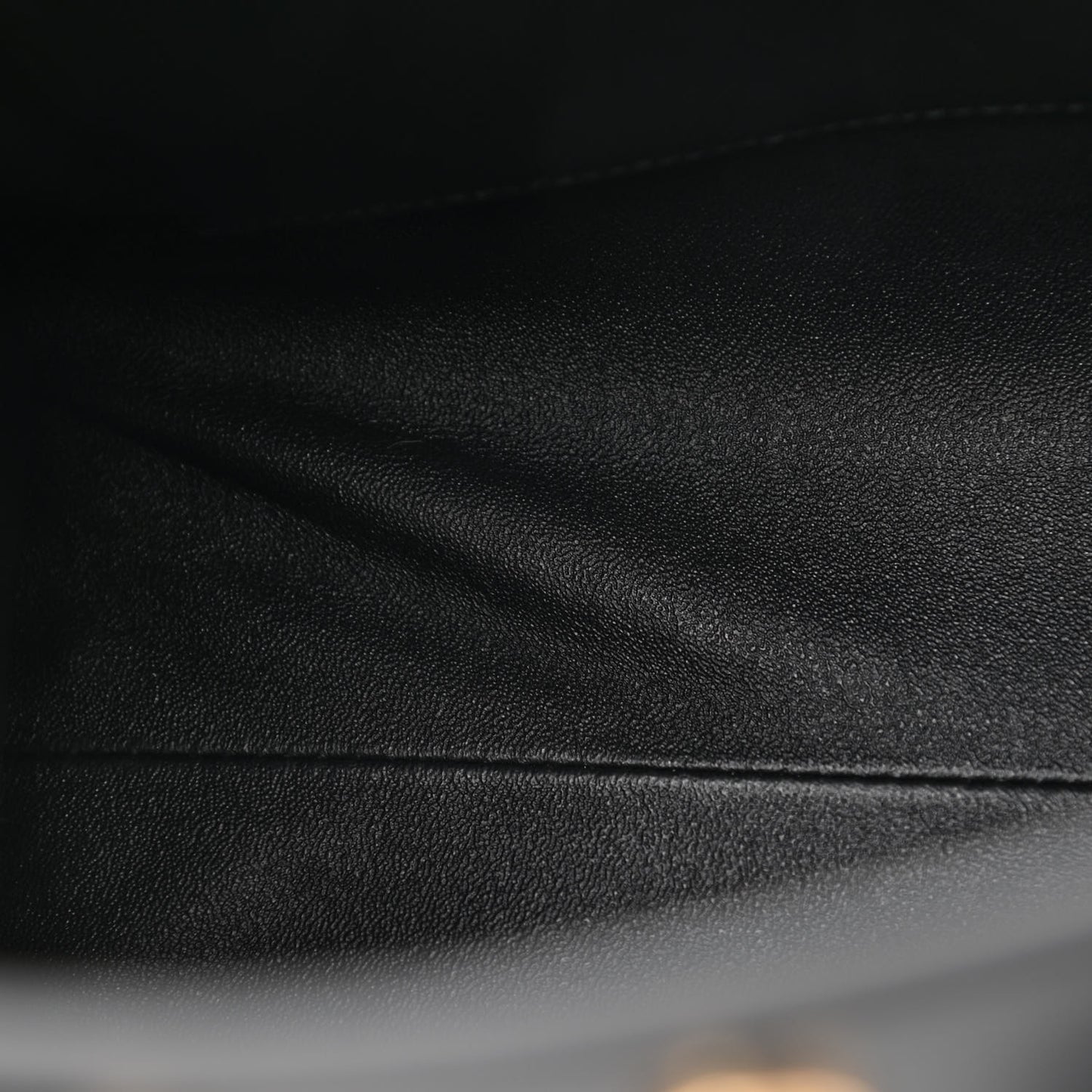 Calfskin Monogram Baby Cabas Black