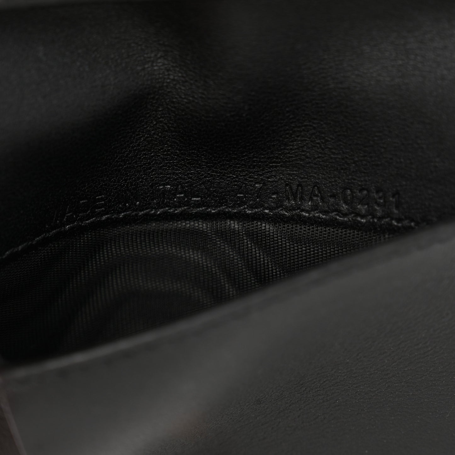 Lambskin Cannage Mini Lady Dior Wallet Black