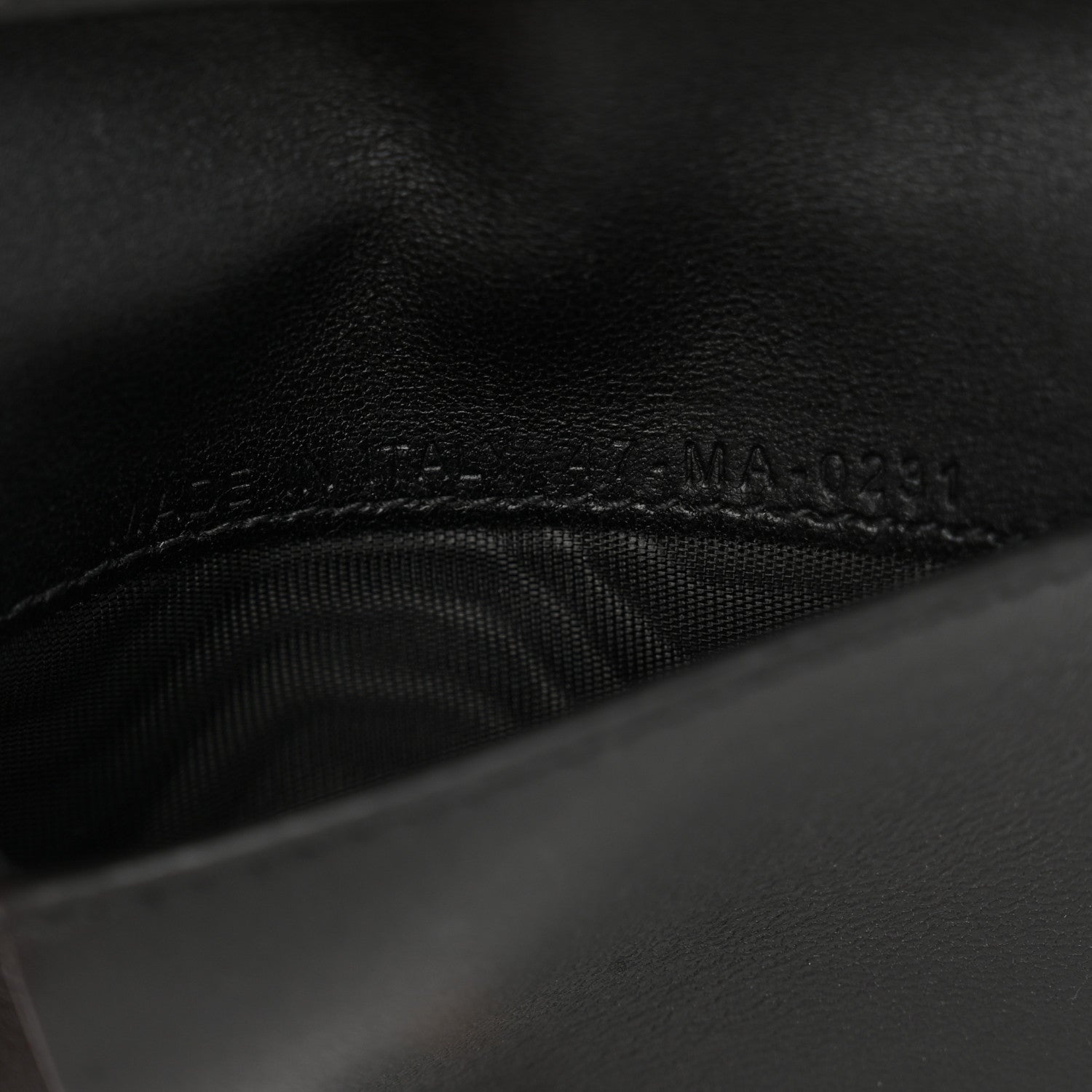 Christian Dior Lambskin Cannage Mini Lady Dior Wallet Black 8 of 8