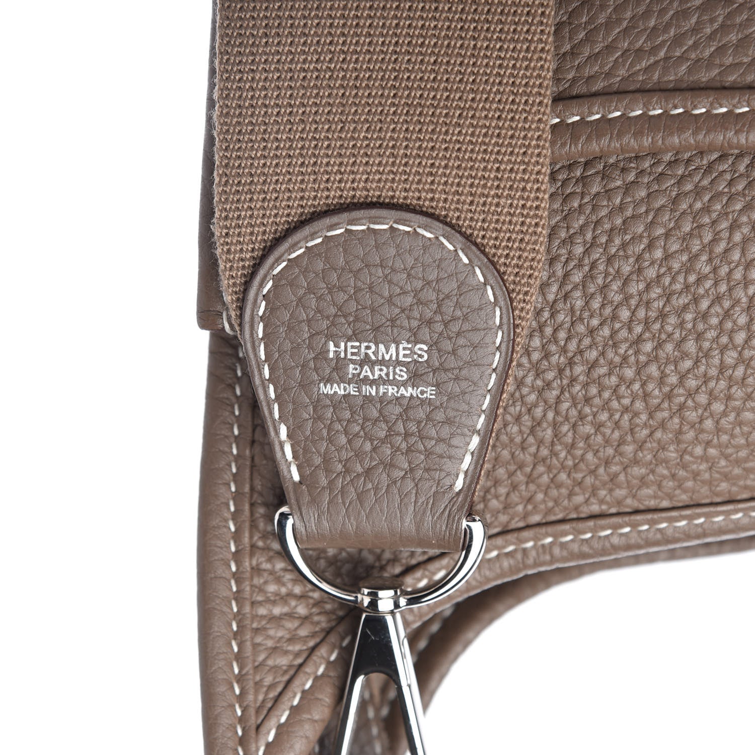 Hermes Taurillon Clemence Evelyne III PM Etoupe 9 of 10