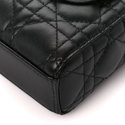 Christian Dior Lambskin Cannage Small Lady D-Joy Black 11 of 11