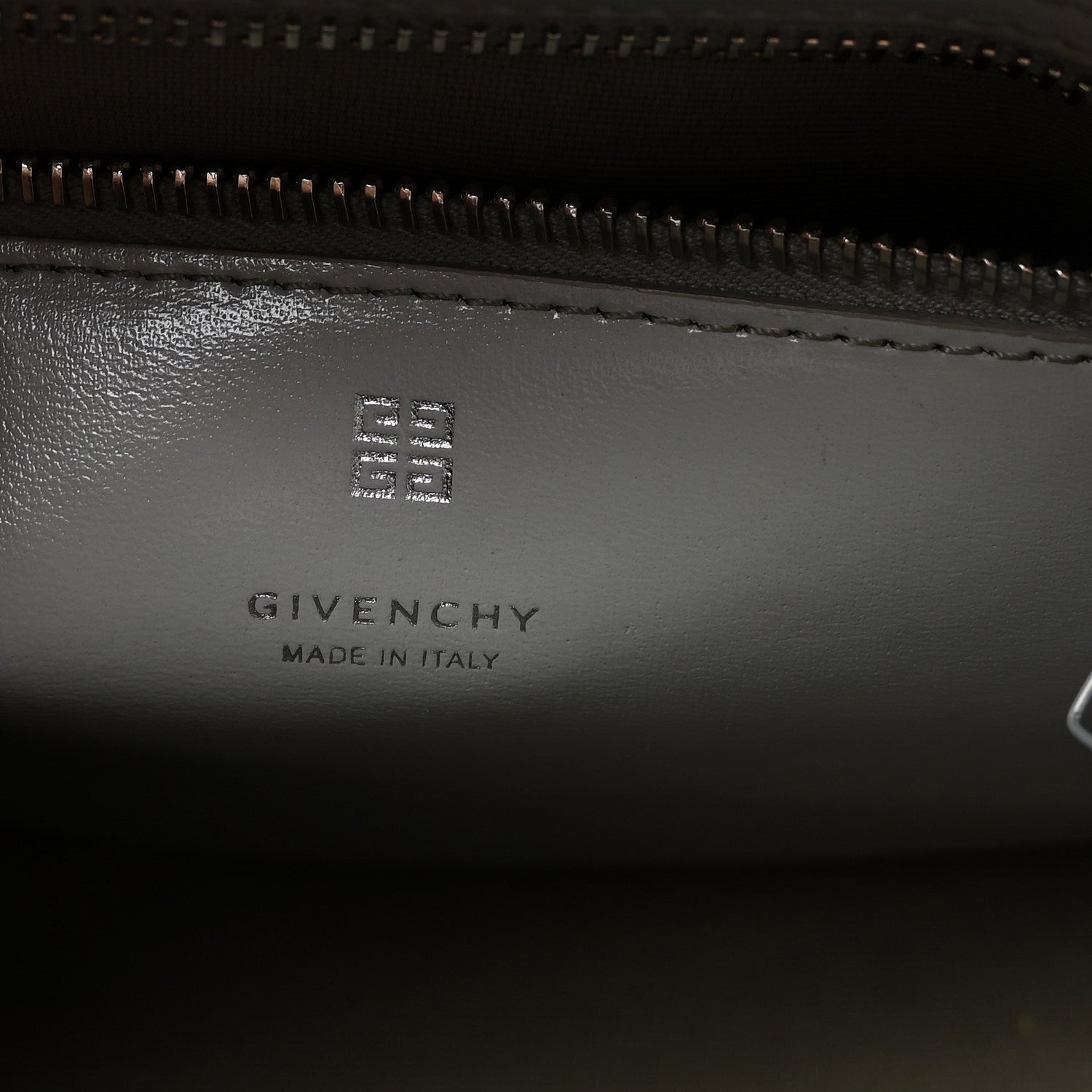 Givenchy Box Calfskin Mini Lock Antigona Shoulder Bag Medium Grey 6 of 9