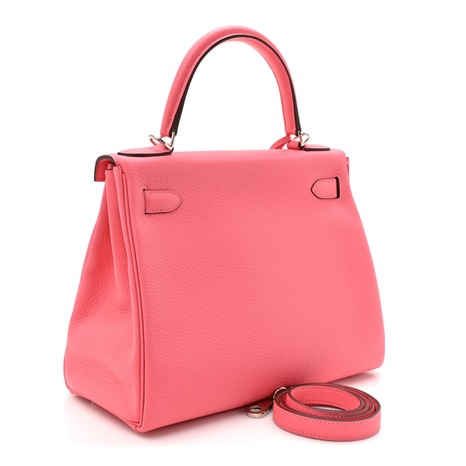 Hermes Taurillon Clemence Kelly Retourne 28 Rose Azalee 3 of 10