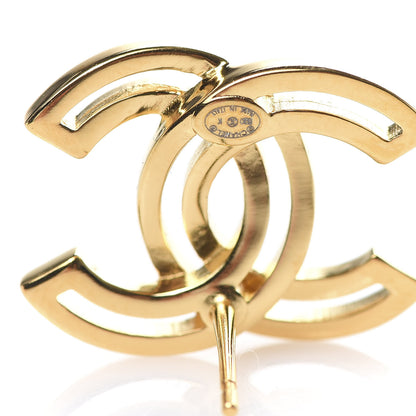 Chanel Metal Obazine CC Earrings Gold 4 of 5