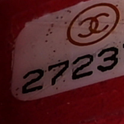 Chanel Caviar Quilted Medium Coco Handle Flap Red 7 of 9