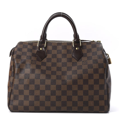 Louis Vuitton Damier Ebene Speedy 30 1 of 12