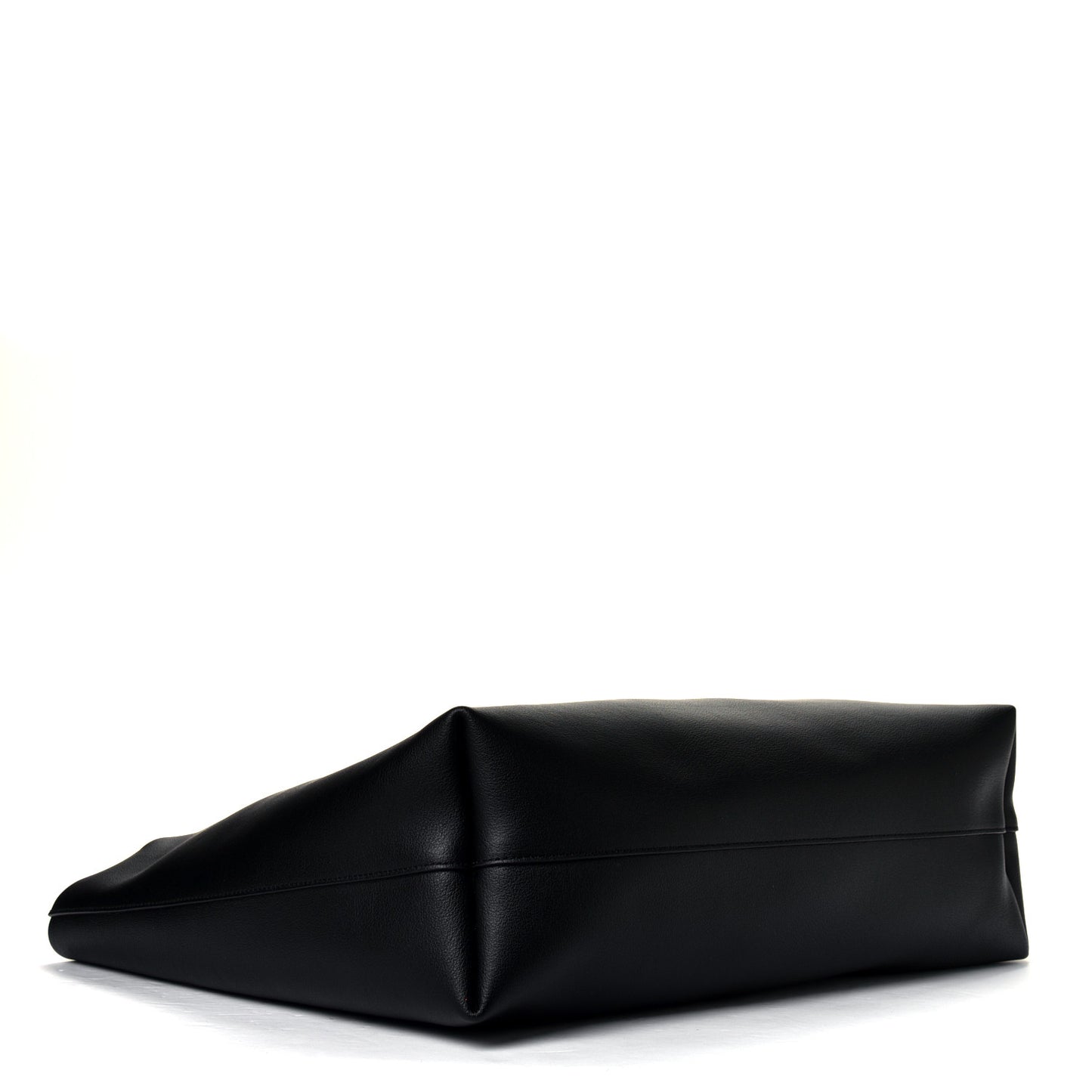 Calfskin Large Shopping Tote Black