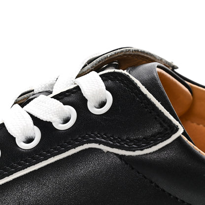 Christian Louboutin Calfskin Womens Vieirissima Flat Sneakers 39 Black White 9 of 11