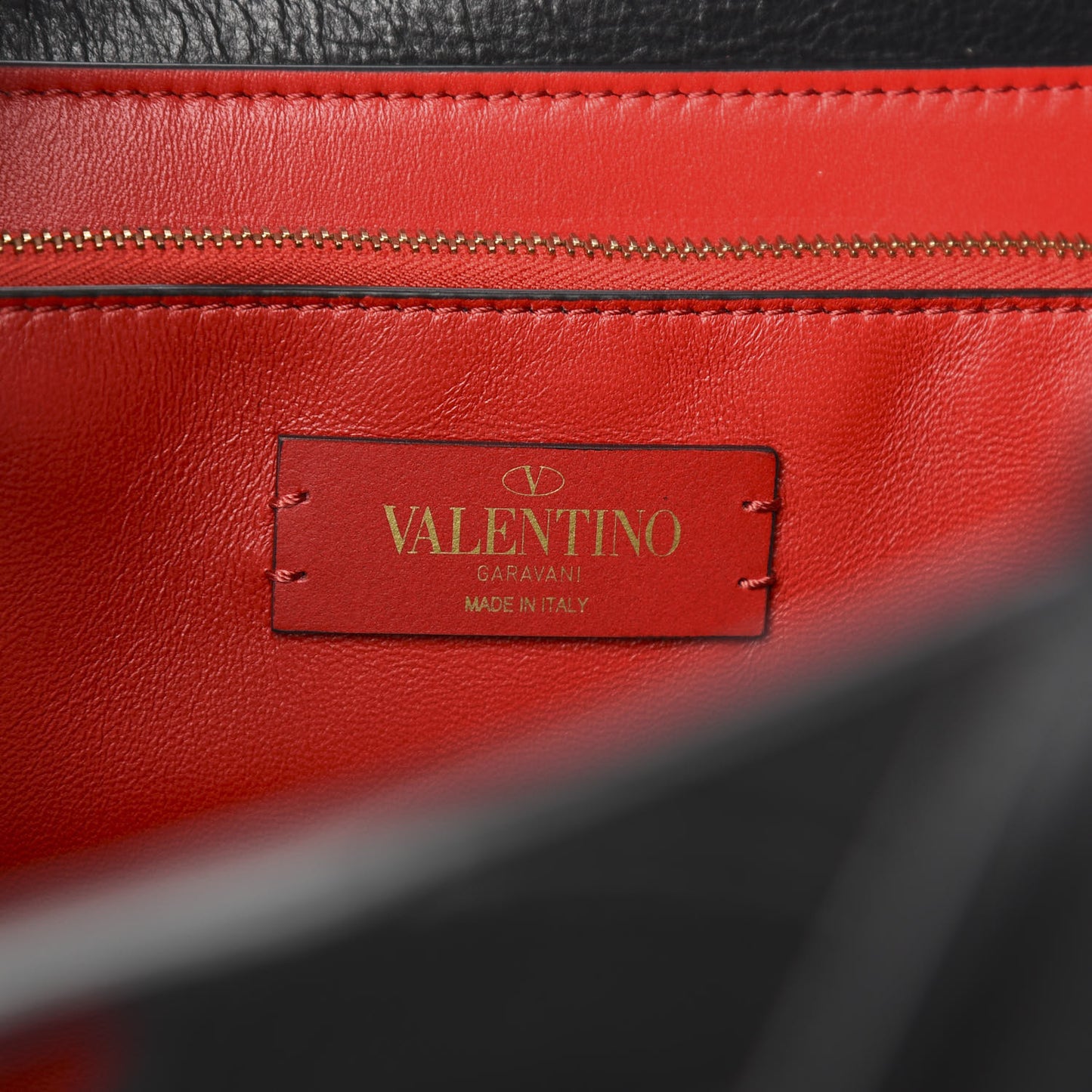 Calfskin Large Vlogo Fillme Tote Black