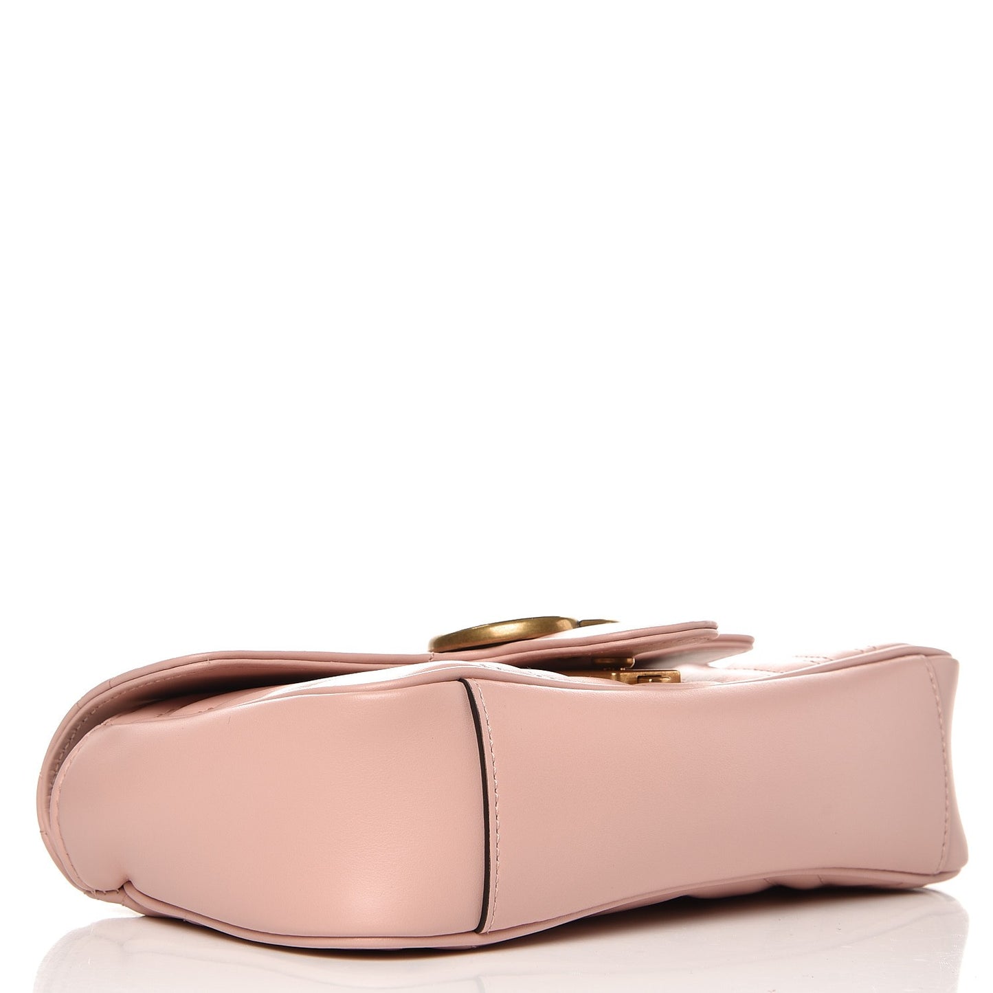 Calfskin Matelasse Mini GG Marmont Shoulder Bag Perfect Pink