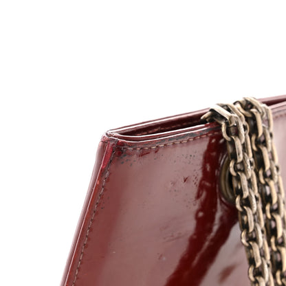 Chanel Patent Bijoux Chain Shoulder Bag Rust Red 14 of 15