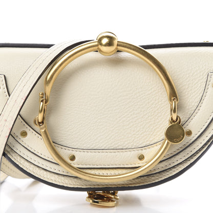 Chloe Calfskin Small Nile Bracelet Minaudiere Bag Off White 8 of 14