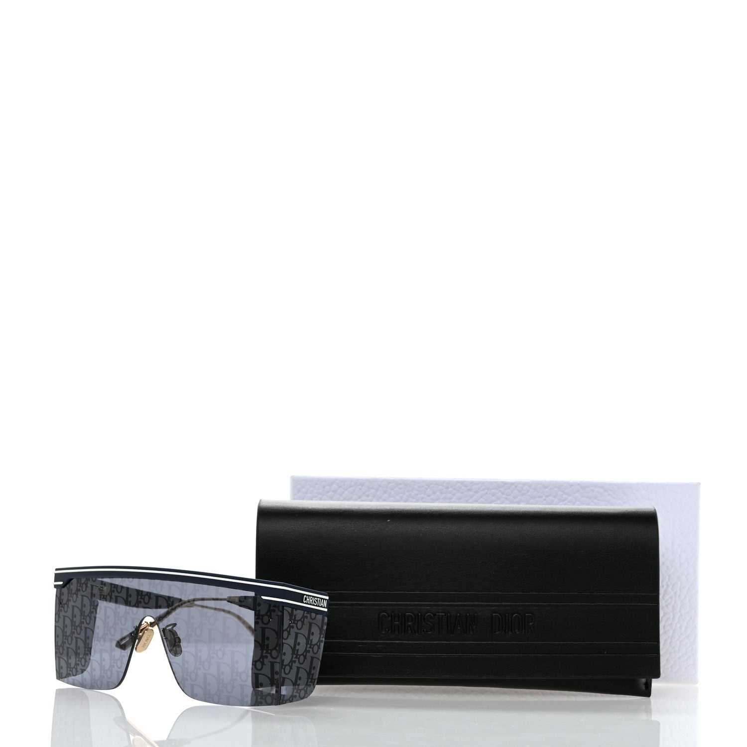 Christian Dior Oblique Diorclub M1U Mask Sunglasses Blue 9 of 9