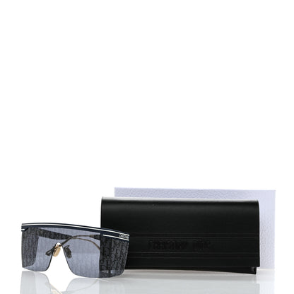 Christian Dior Oblique Diorclub M1U Mask Sunglasses Blue 9 of 9