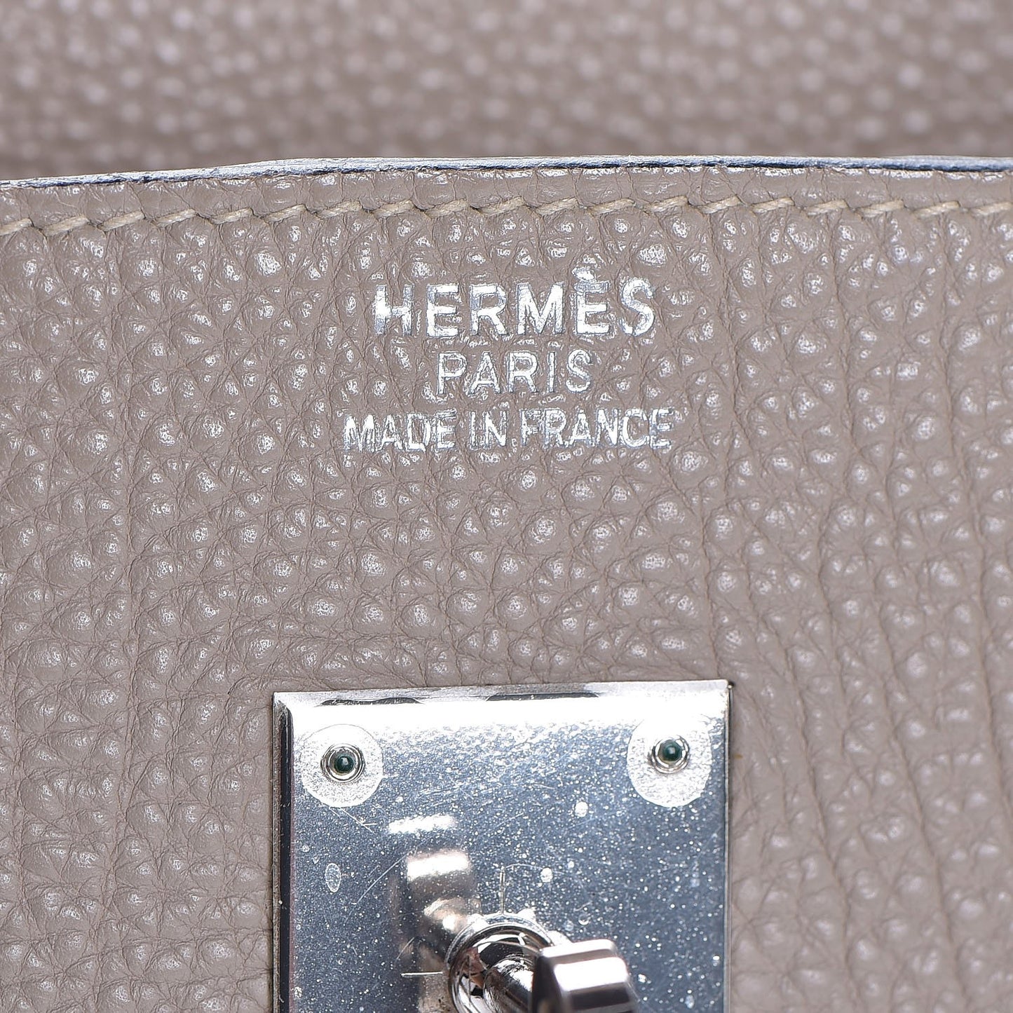 Togo Birkin 35 Gris Tourterelle