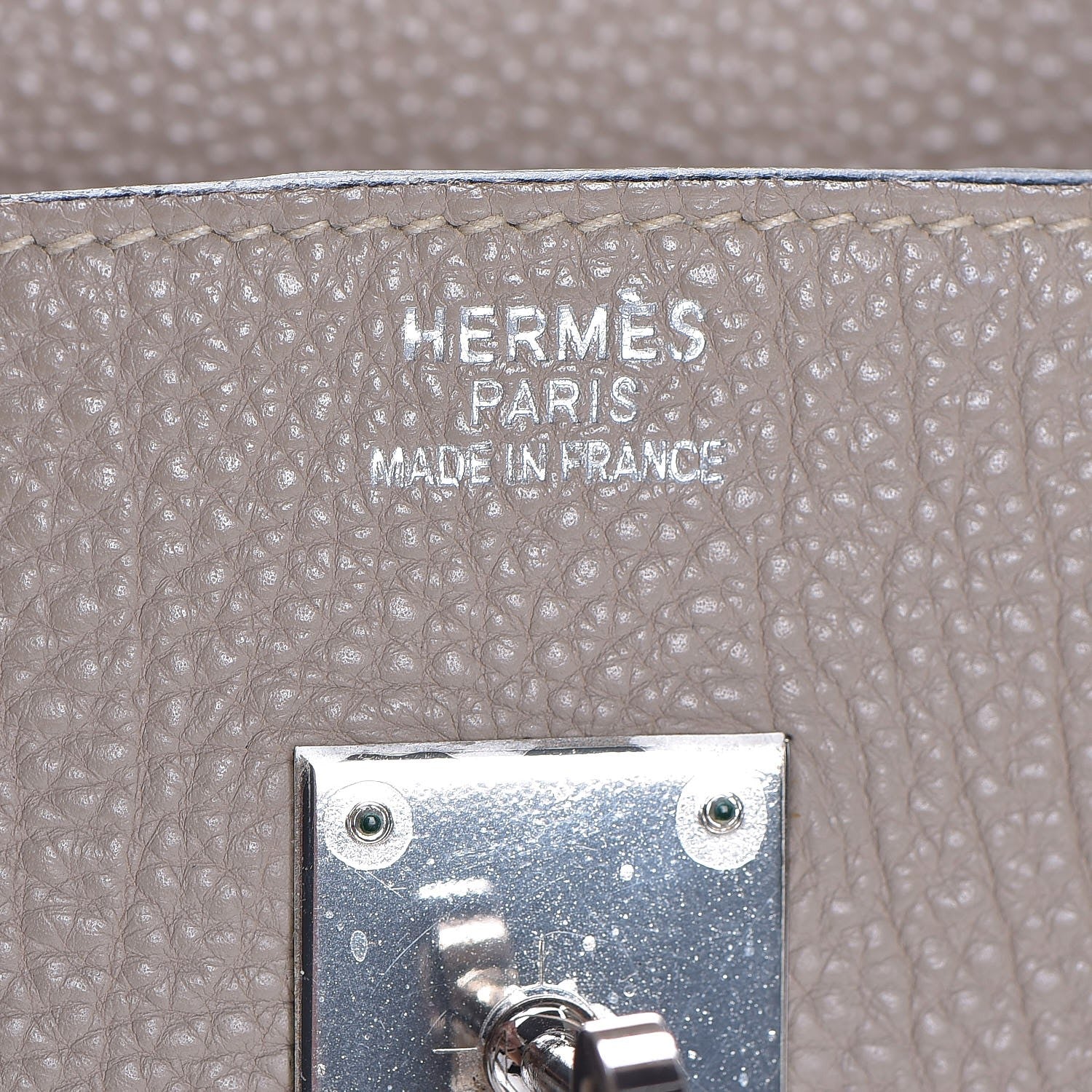 Hermes Togo Birkin 35 Gris Tourterelle 18 of 33