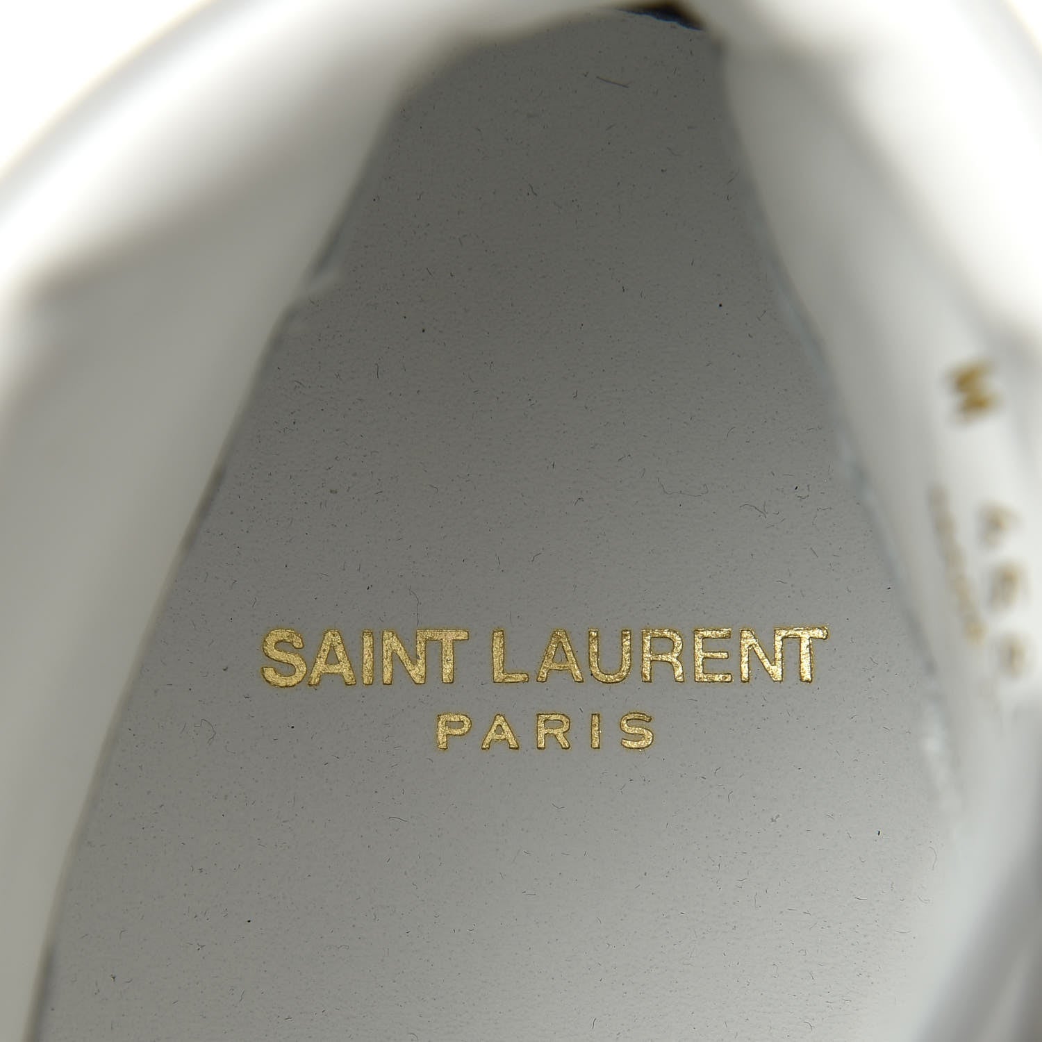 Saint Laurent Calfskin Mens Signature Court Classic SL/10H High Top Sneakers 41.5 Off White Multicolor Tie-Dye 7 of 9