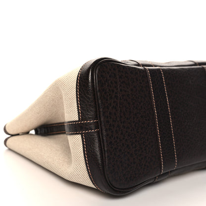 Hermes Buffle Skipper Toile Garden Party 30 TPM Marron Fonce 8 of 10