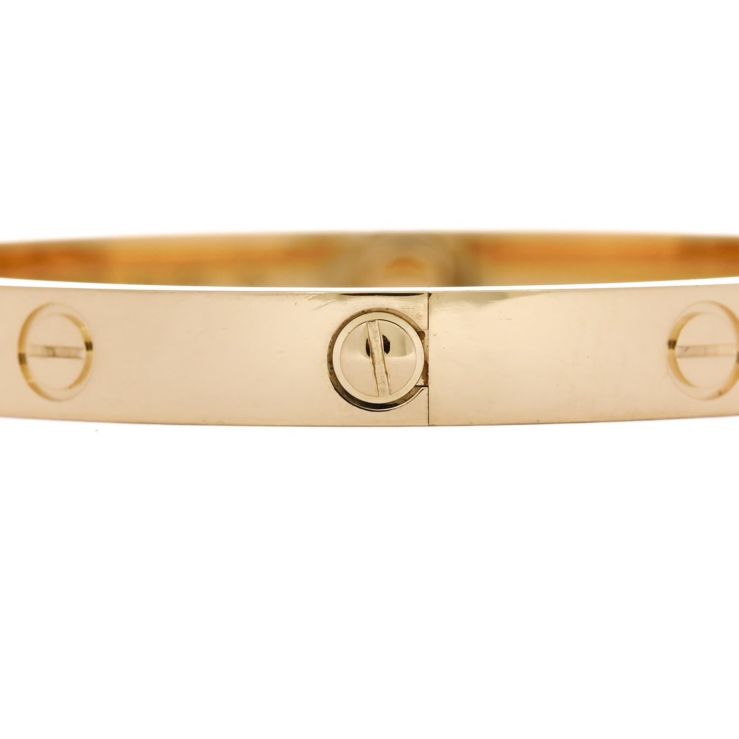 Cartier 18K Yellow Gold LOVE Bracelet 18 5 of 9