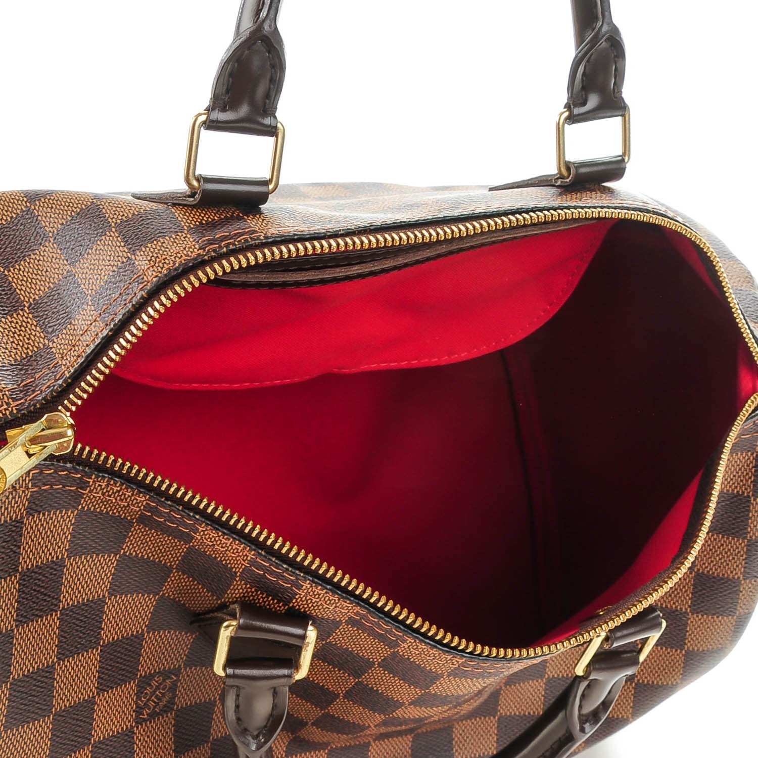 Louis Vuitton Damier Ebene Speedy 30 5 of 8