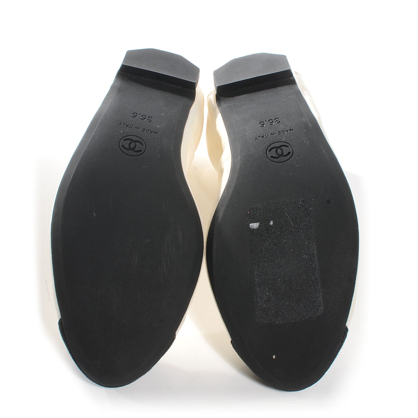 Suede Classic CC Cap Toe Ballet Flats 35.5 Beige