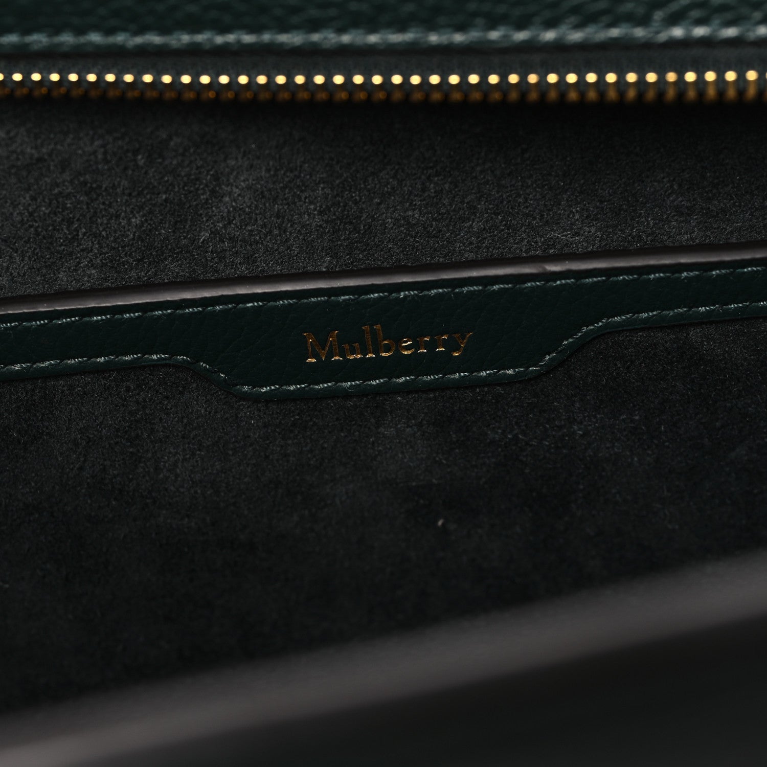 Mulberry Classic Grain Small Bayswater Zip Tote Mulberry Green 6 of 10
