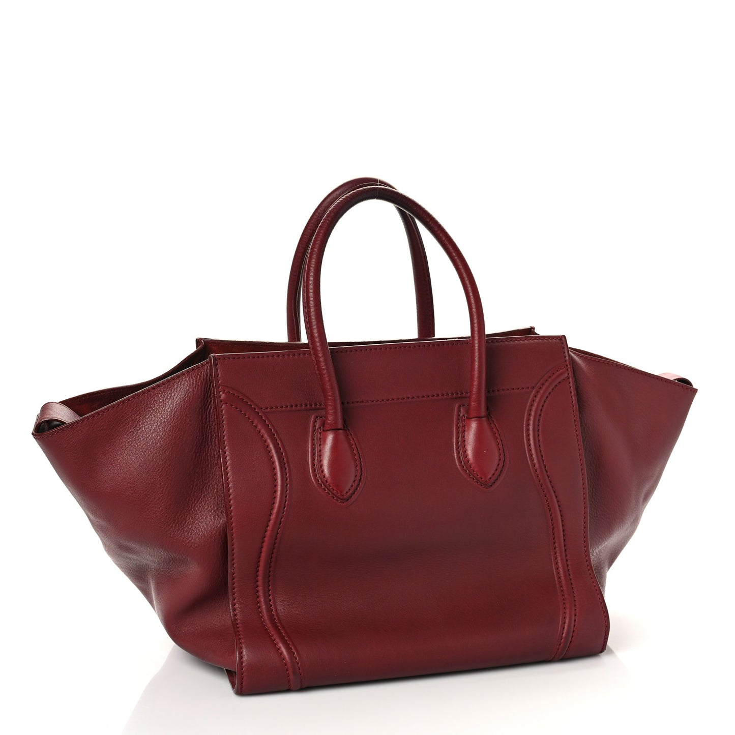 Baby Grained Calfskin Medium Phantom Luggage Carmin