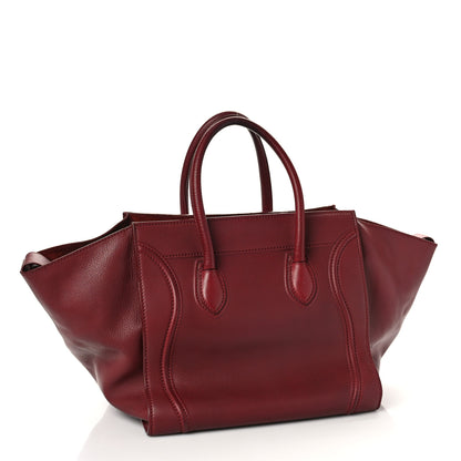 Celine Baby Grained Calfskin Medium Phantom Luggage Carmin 3 of 9