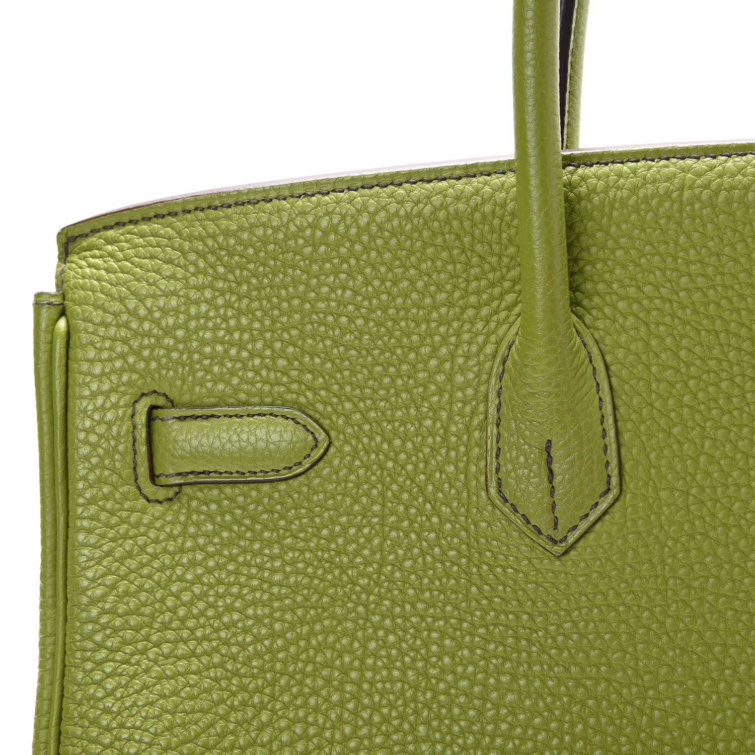 Hermes Togo Birkin 35 Vert Anis 8 of 37